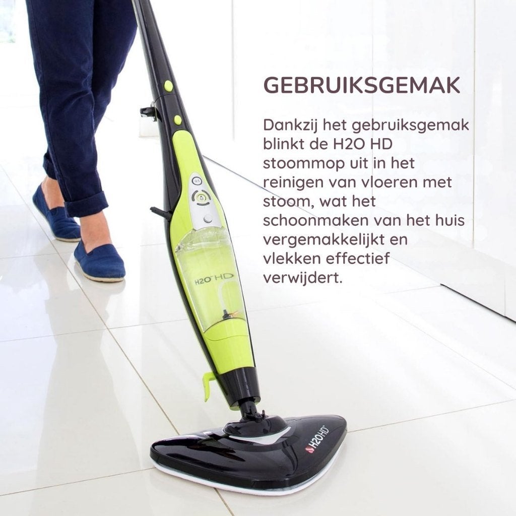 H2O HD Pro stoomreiniger 2‑in‑1 handstomer 1500W 450ml, Ophalen of Verzenden, Nieuw