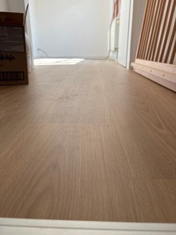 Laminaat beautifloor (incl plinten en ondervloer), Ophalen, Zo goed als nieuw, 10 m² of meer, 10 tot 30 cm