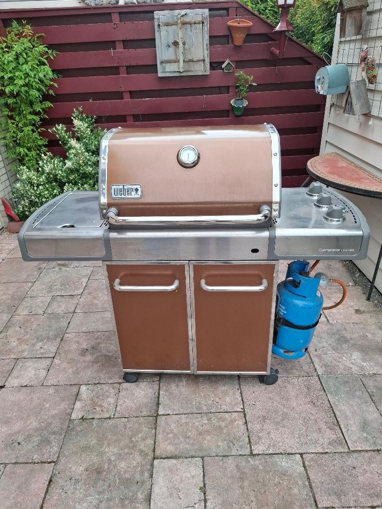 Weber Genesis mobiele gas BBQ-keukenunit, Ophalen, Gebruikt, Weber