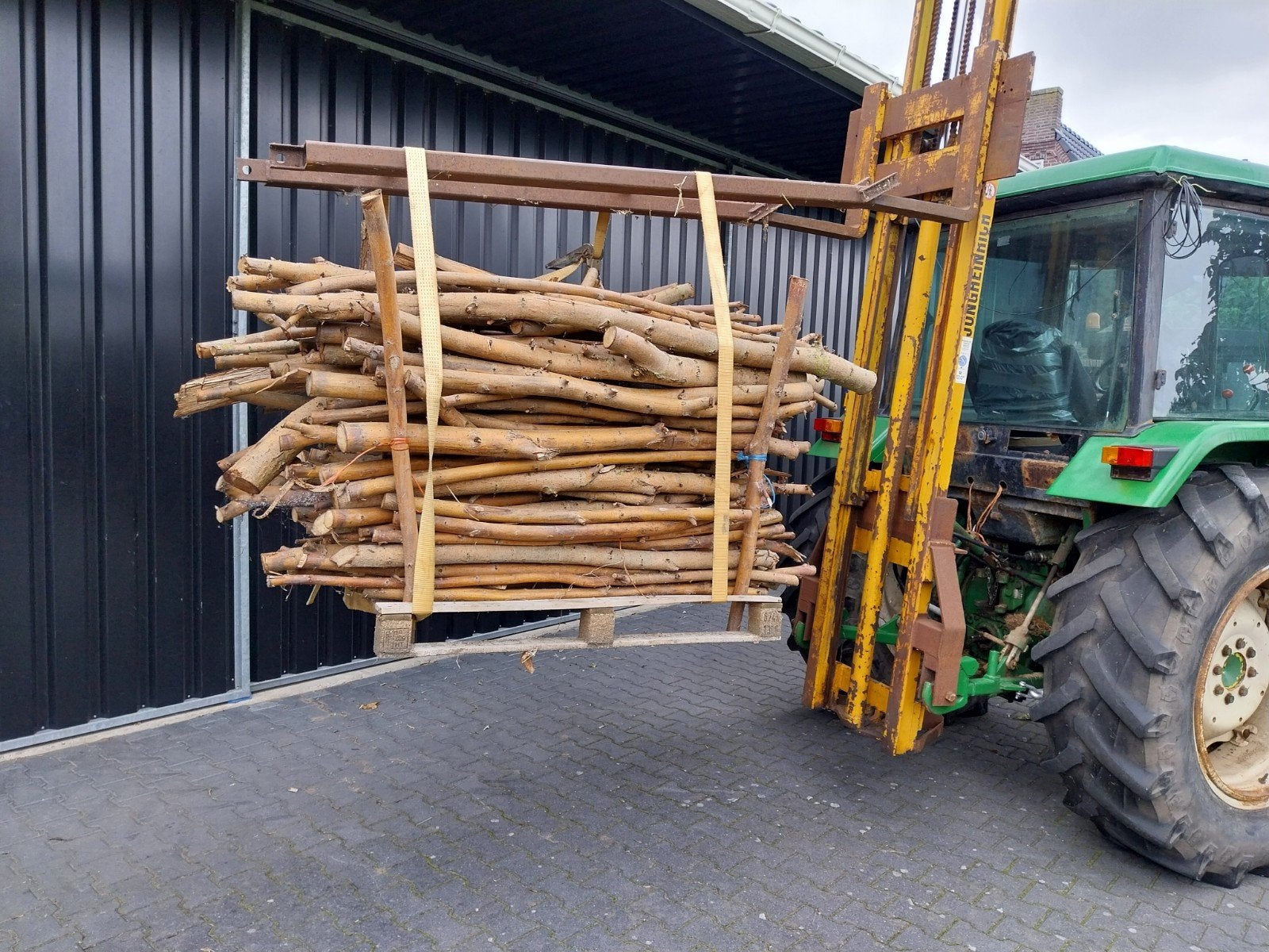 haardhout brandhout, Tuin en Terras, Minder dan 3 m³, Ophalen, Overige houtsoorten