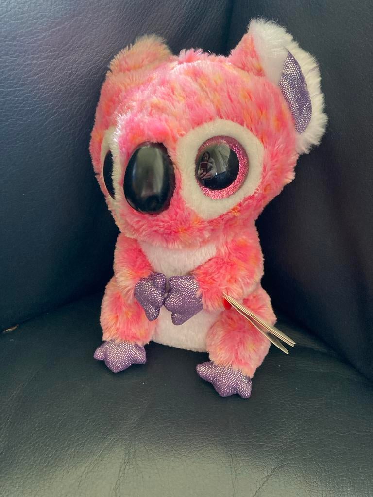 Roze Ty Beanie Boo Koala Knuffel Kacey, Overige typen, Nieuw, Ophalen of Verzenden, Met label