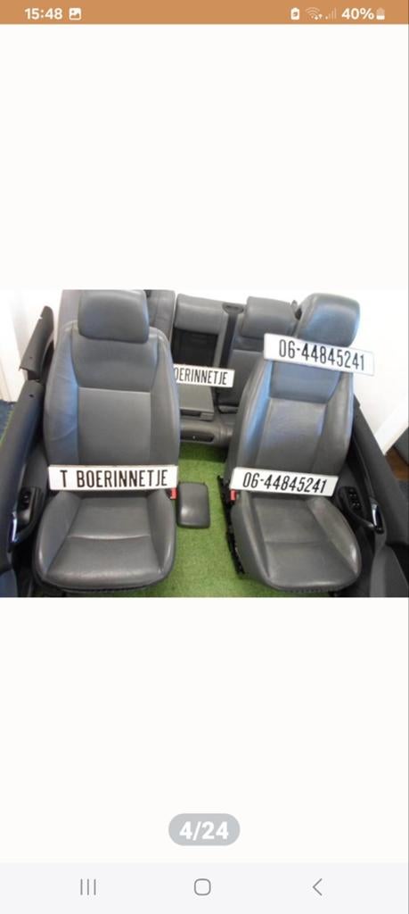 Saab 9.3 Interieur Volleder  2003-2012 Zeer Netjes, Auto-onderdelen, Interieur en Bekleding, Ophalen, Saab