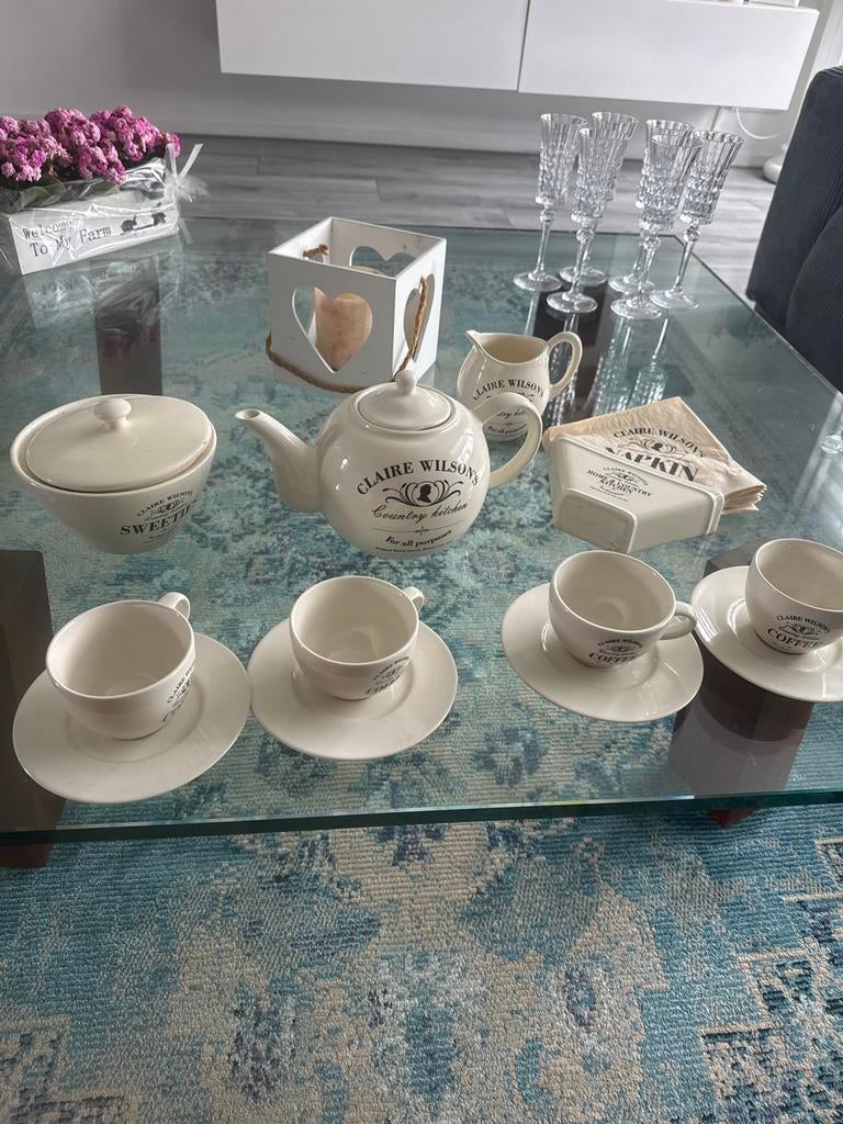 Claire Wilson's Country Kitchen Koffie/Theeservies, Ophalen of Verzenden