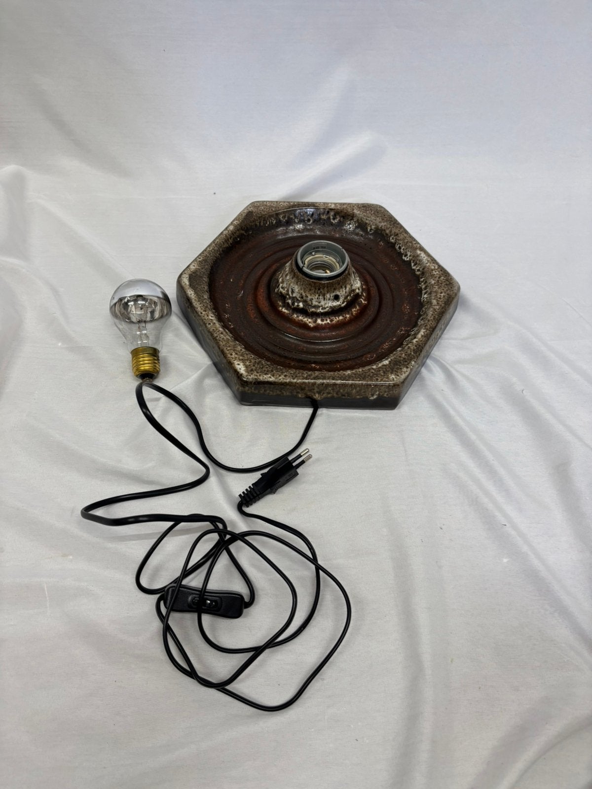 Vintage keramische fat lava wandlamp PAN Leuchten space age, Ophalen of Verzenden, Gebruikt