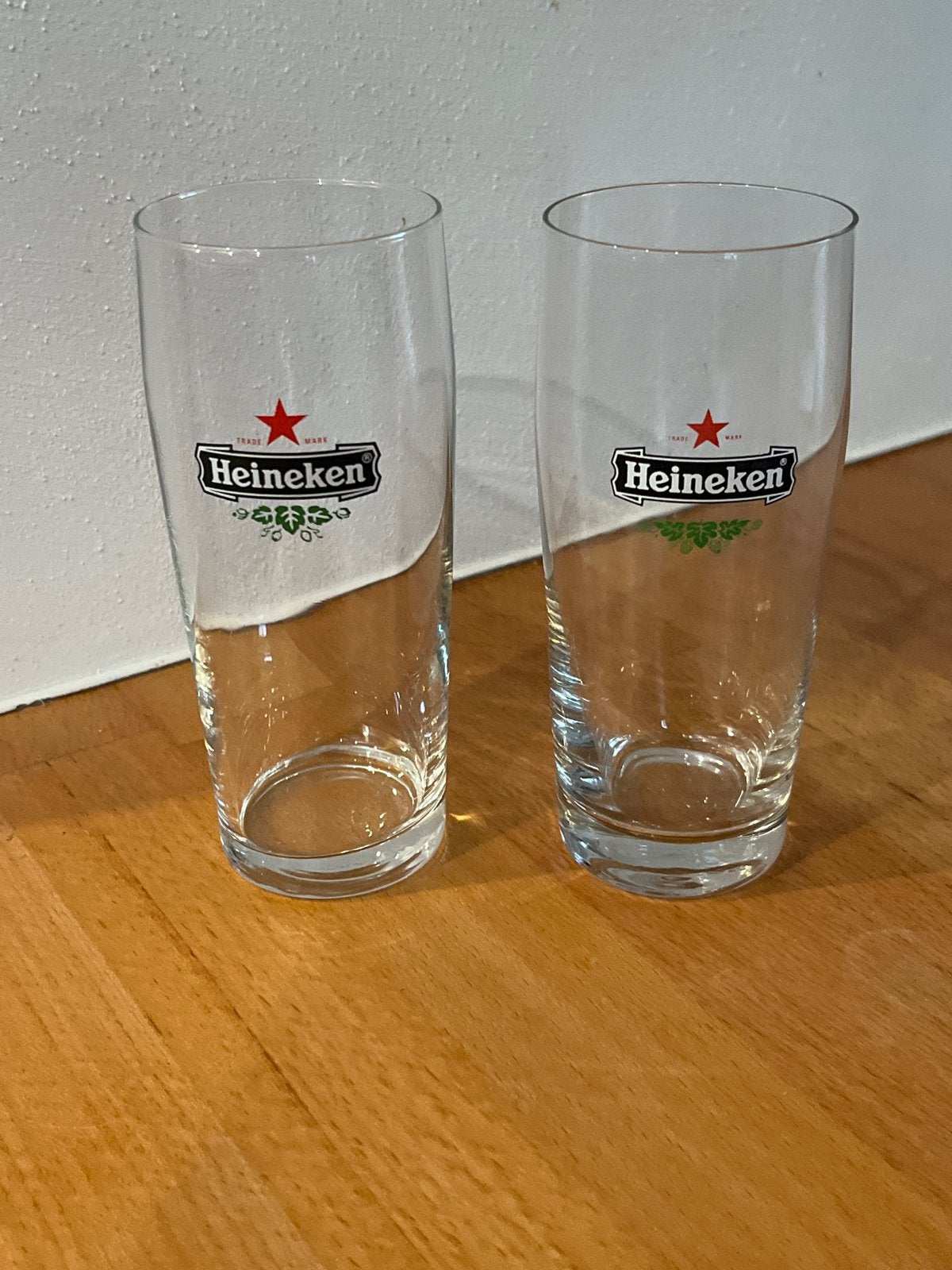 Nieuwe Heineken glazen (2 stuks), Ophalen of Verzenden, Nieuw, Gebruiksvoorwerp