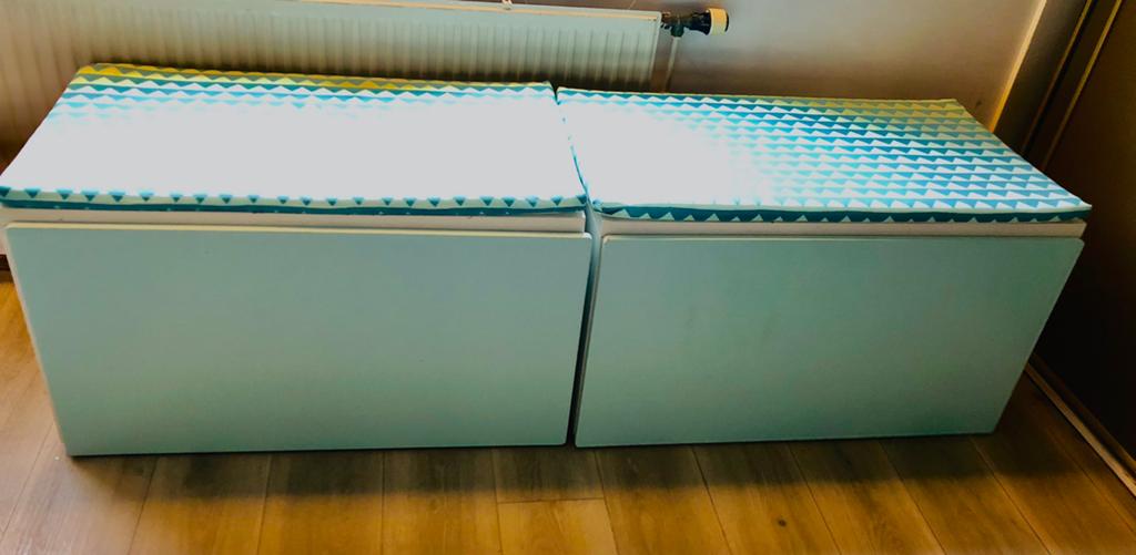Ikea speelgoedkist smastad .Nu 15€ per direct op te halen, Ophalen, Gebruikt, Tafel