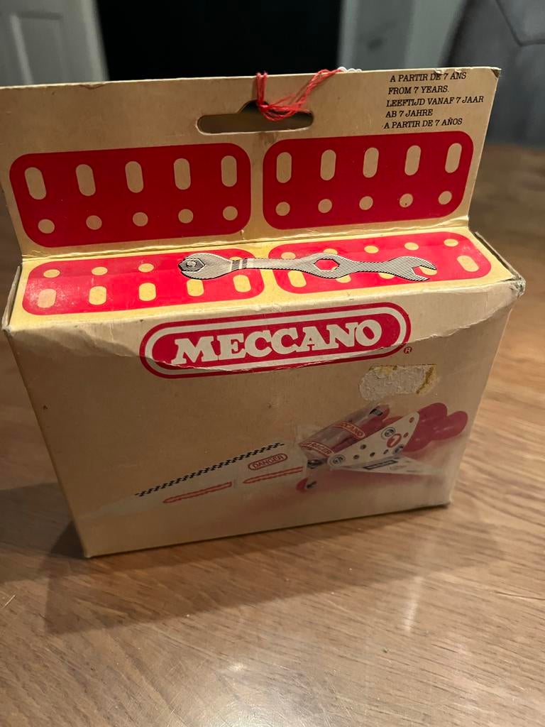 Vintage Meccano Bouwpakket - Vliegtuig (vanaf 7 jaar), Ophalen of Verzenden, Zo goed als nieuw, Overige merken