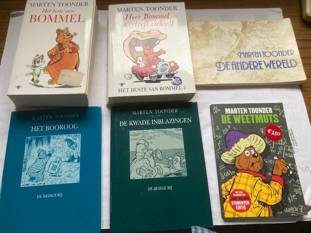 T.K. nog 5 boeken van Olli B. Bommel Marten Toonder, Meerdere stripboeken, Ophalen of Verzenden, Gelezen, Marten Toonder
