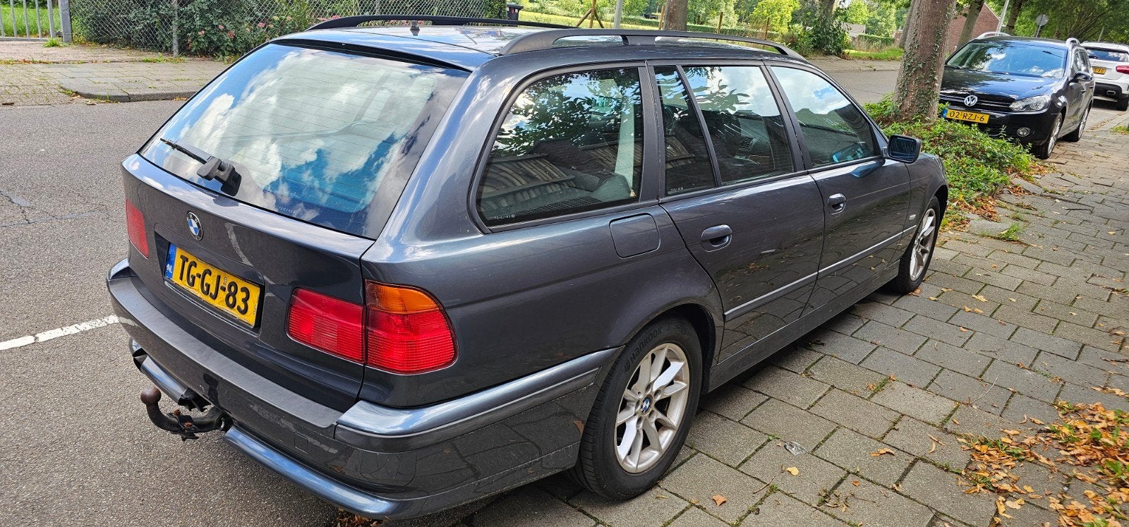 BMW 5-Serie 2.5 I 523 Touring AUT 1998 Grijs, Auto's, Automaat, Achterwielaandrijving, Origineel Nederlands, Stationwagon