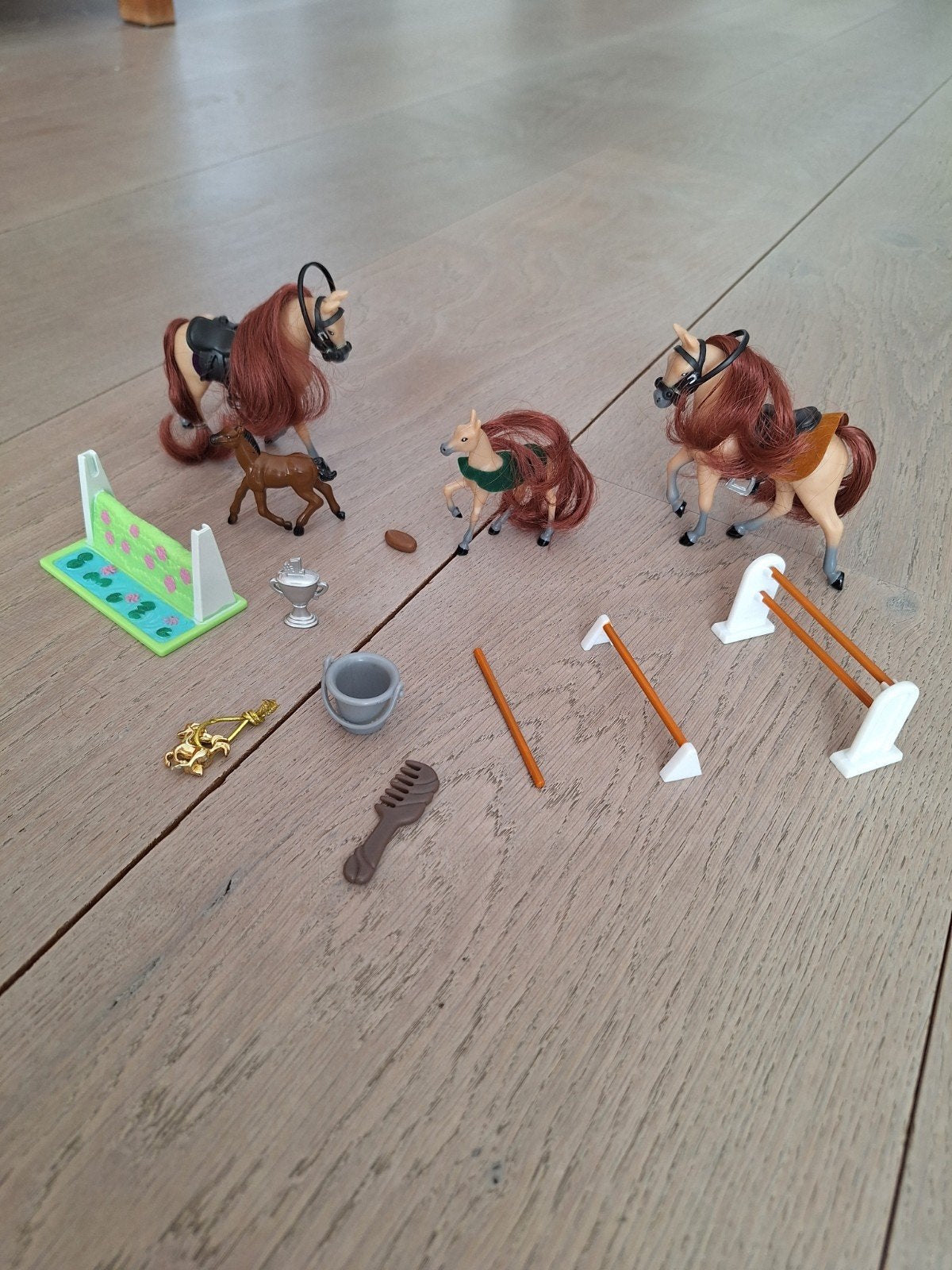 Lanard Royal Breeds paarden speelset met accessoireses, Verzamelen, Speelgoed, Ophalen of Verzenden, Zo goed als nieuw