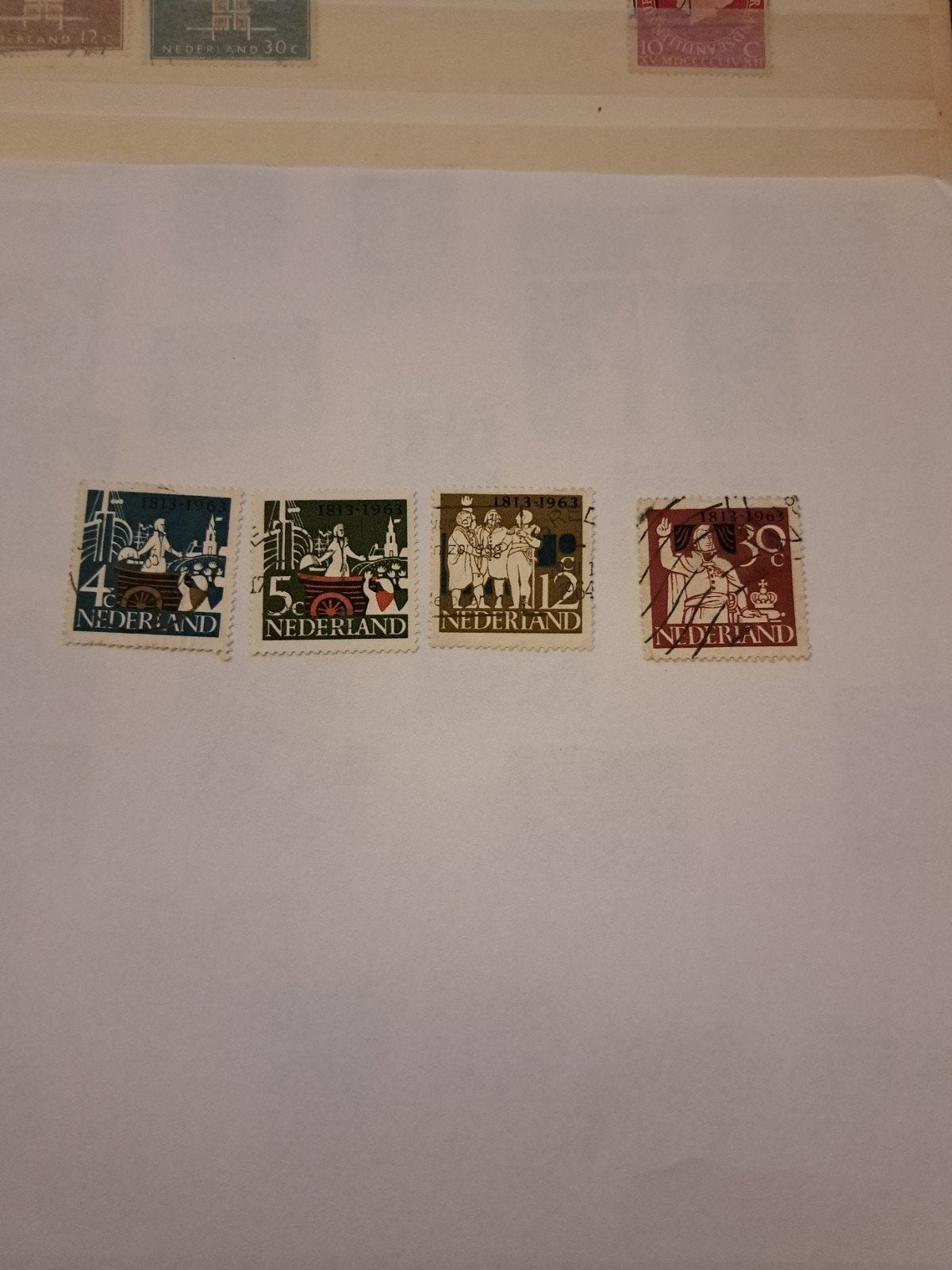 Nederlandse postzegels 1813-1963, Ophalen of Verzenden, Na 1940, Gestempeld