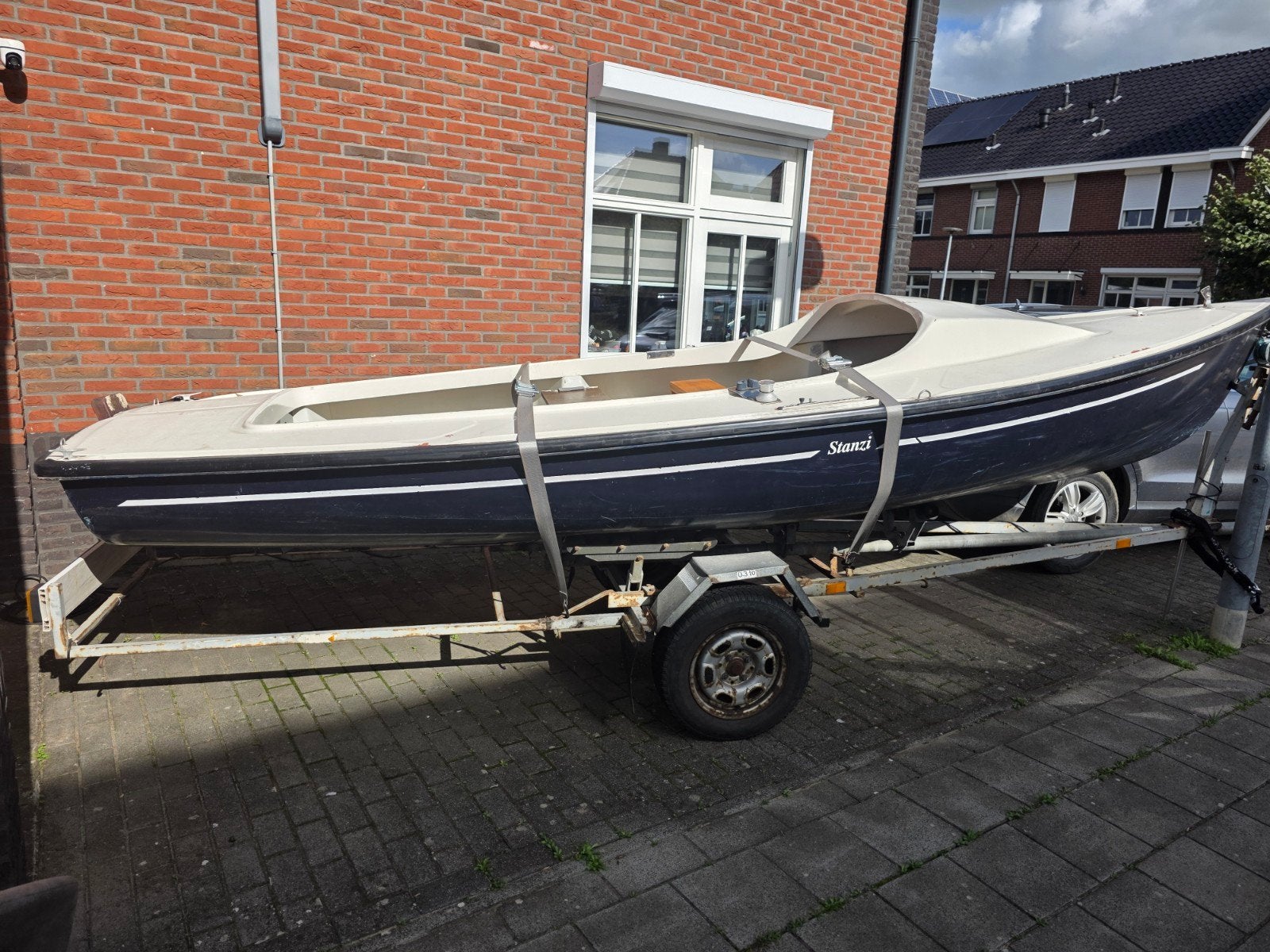 Stanza boot met zitbankjes en trailer, Ophalen, Gebruikt, Met trailer, Overige merken