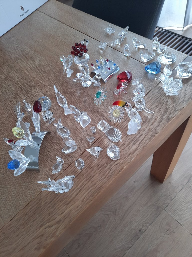 swarovski. Partij van 45 stuks. Mag geheel of per stuk., Ophalen of Verzenden, Figuurtje