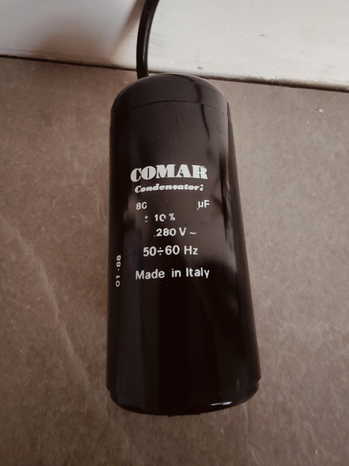 Comar Aanloop Start Condensator 80uF 280V (zgan), Ophalen of Verzenden, Zo goed als nieuw