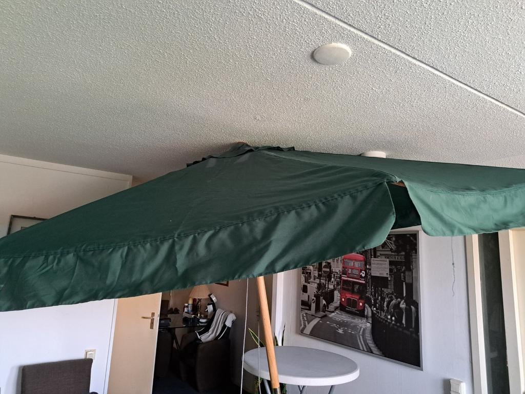 Parasol groen, Ophalen of Verzenden
