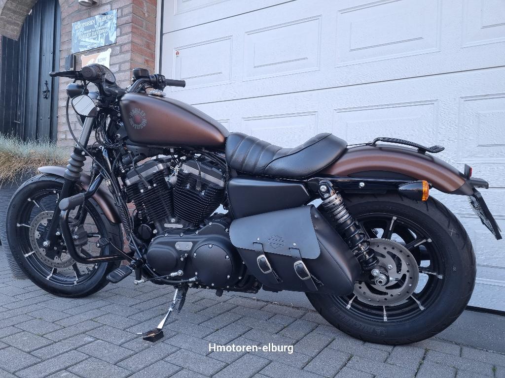 Iron XL 883 - BJ'2019 -van 1e eigenaar - Kleur Rawhide Denim, 2 cilinders, Occasion, Bedrijf, 900 cc