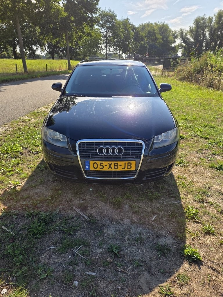 Audi A3 1.8 Tfsi Sportback 118KW 2007 Zwart, Auto's, Audi, Voorwielaandrijving, Stof, Zwart, 4 cilinders