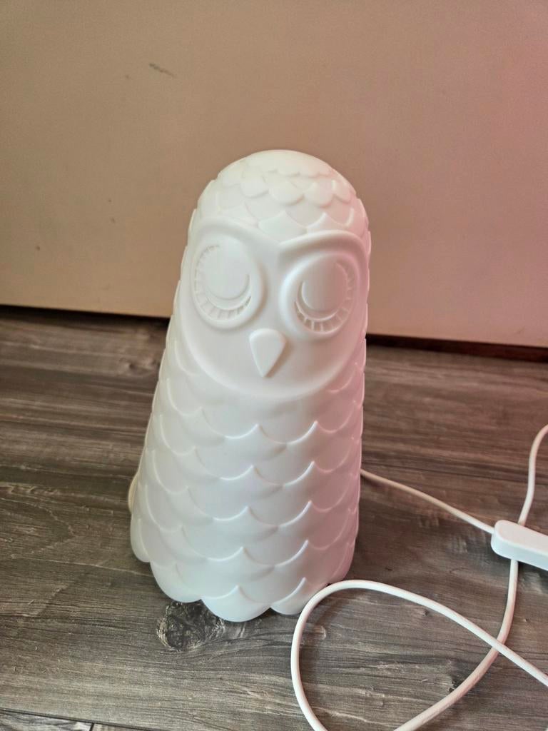 Solbo ikea tafellamp uil, Kinderen en Baby's, Ophalen of Verzenden, Zo goed als nieuw, Lamp