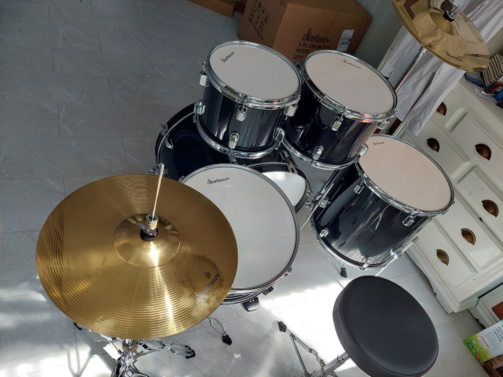 Startone drumstel - compleet en zo goed als nieuw, Ophalen, Zo goed als nieuw, Overige merken