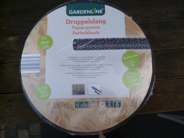 Druppelslang. Ca. 15 meter. Gardeline. Nieuw in verpakking., Tuin en Terras, Druppelsystemen, Nieuw, Ophalen of Verzenden