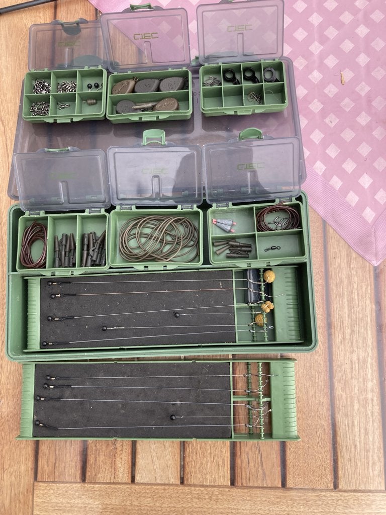 Te Koop CTEC DOOS vol met spullen voor karper visser, Ophalen of Verzenden, Overige typen