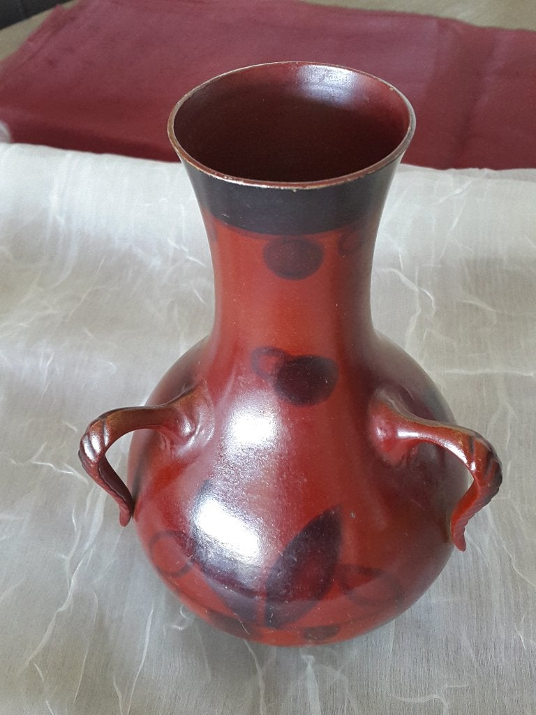 Art Deco, aluminium vaasje, Sigg Arta , Swiss  Jaren '30,, Verzenden