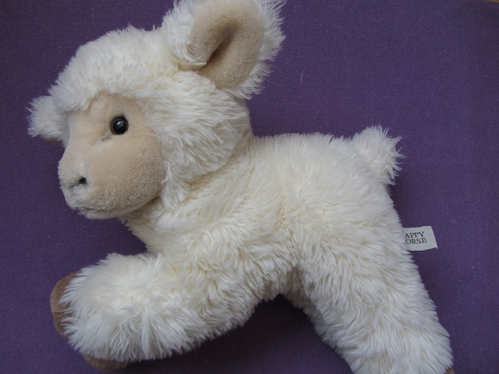 VINTAGE HAPPY HORSE Knuffel SCHAAP UIT 1997 **Nieuw**, Overige karakters, Nieuw, Ophalen of Verzenden, Middelgroot (20 tot 80 cm)