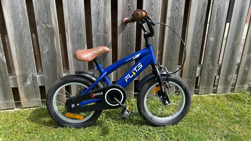 2Cycle Flits Kinderfiets, 14 inch, Ophalen, Zo goed als nieuw, Terugtraprem, Minder dan 16 inch