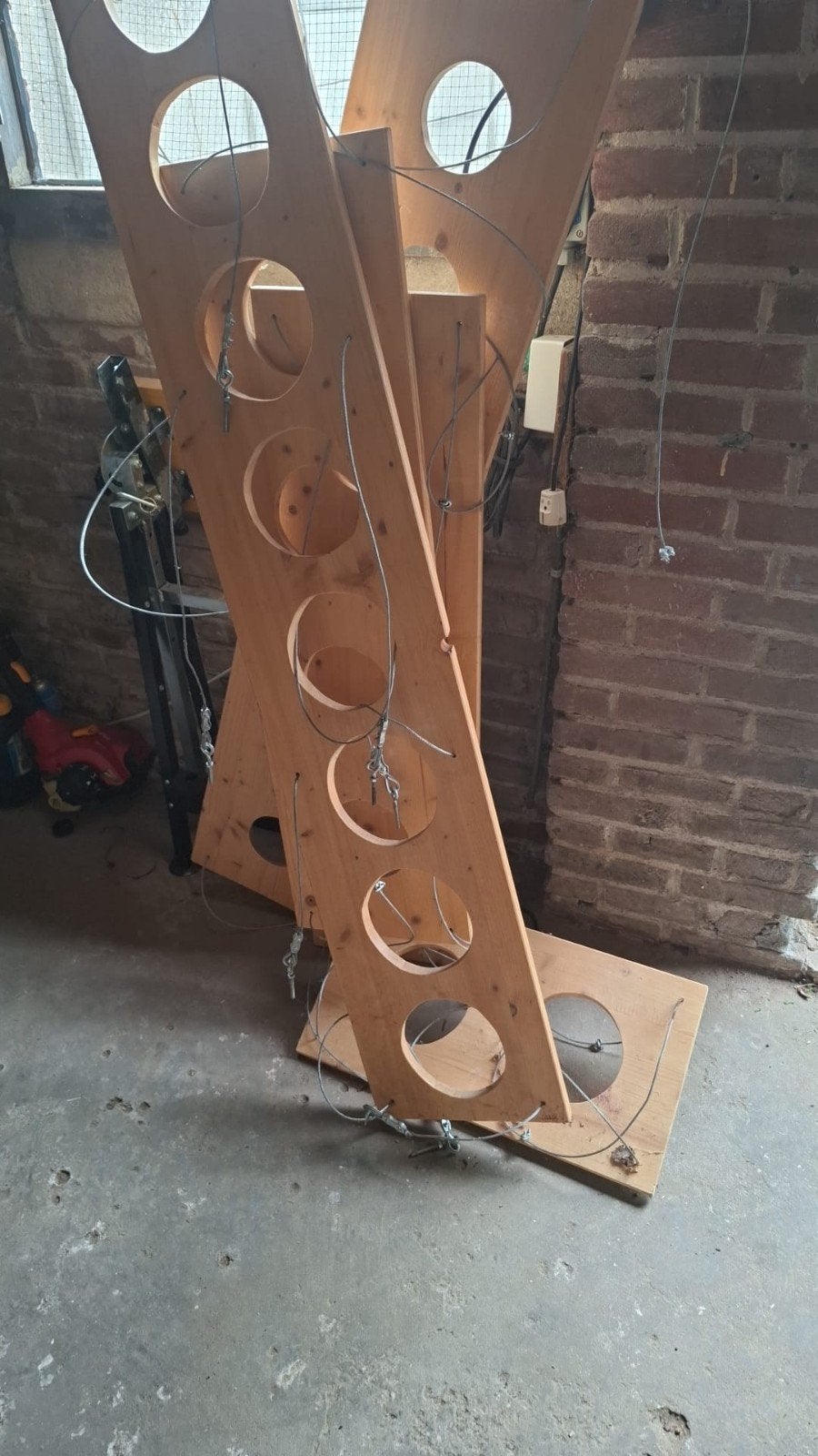 Gebruikte plantenhouder room divider, Ophalen, Hout, Gebruikt, Scandinavisch