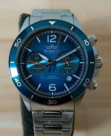TE KOOP AANGEBODEN HEREN HORLOGE Rotorcraft  in blik, Overige merken, Verzenden, Polshorloge, Nieuw