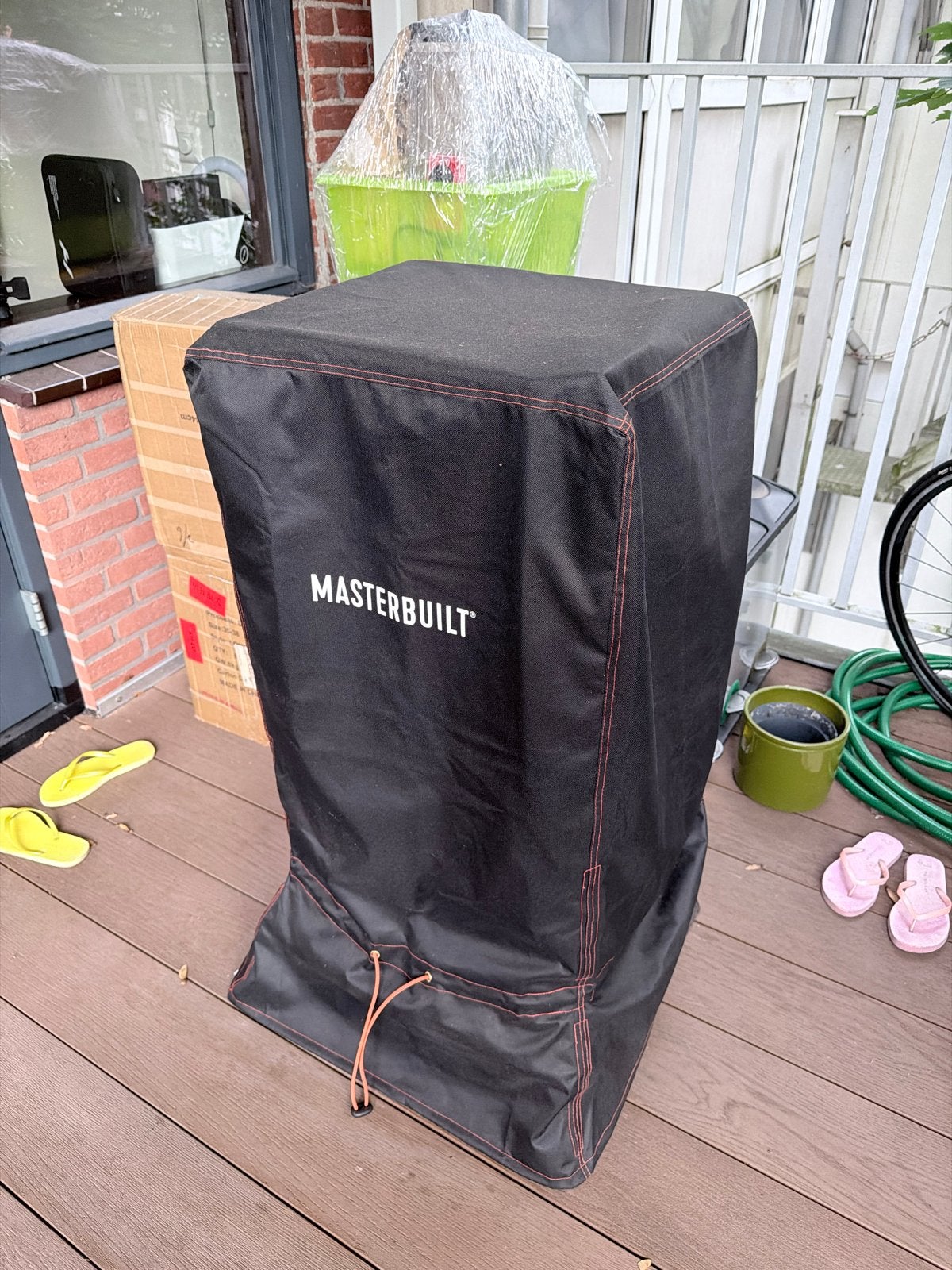 Masterbuilt elektrische smoker met hoes, Ophalen, Zo goed als nieuw