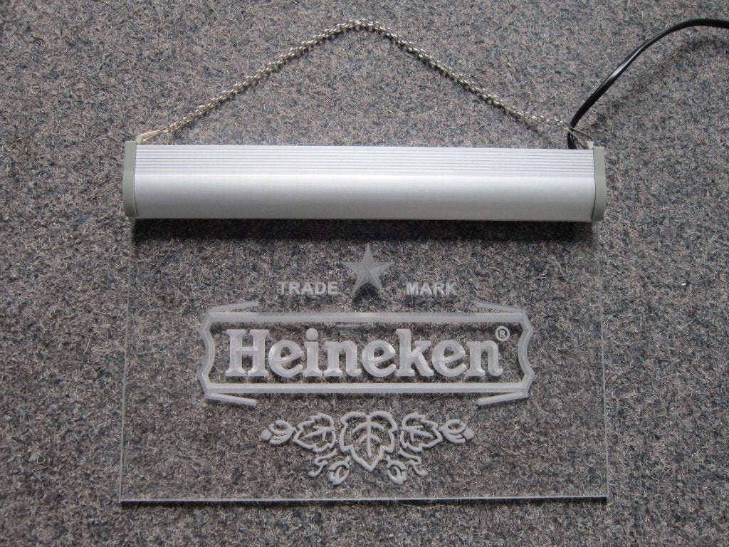HEINEKEN BIER LICHTRECLAME, Verzamelen, Biermerken, Ophalen, Zo goed als nieuw, Overige typen, Heineken