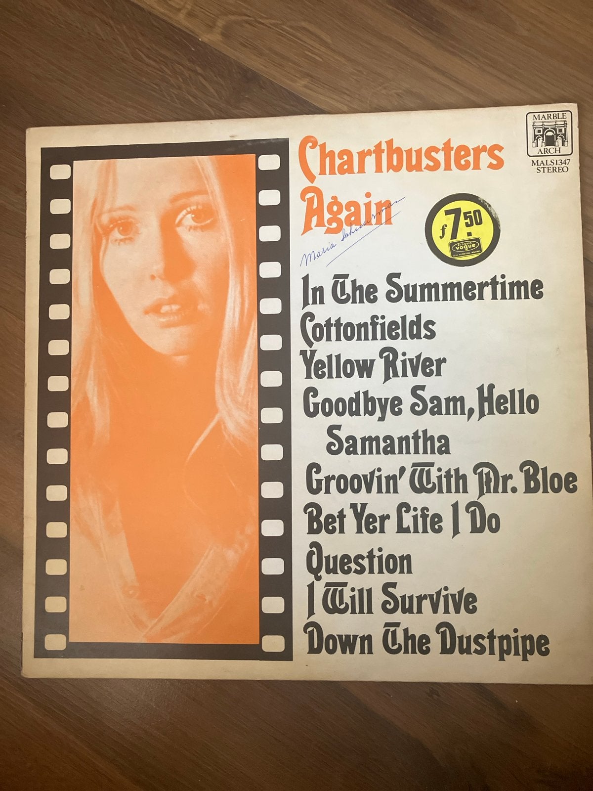 Chartbusters Again LP - Diverse Artiesten (Marble Arch), Ophalen of Verzenden, Gebruikt, 12 inch