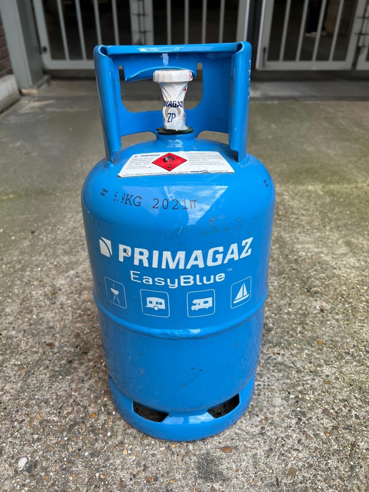 Primagaz EasyBlue 5.9KG gasfles (nieuw verzegeld), Ophalen, Nieuw