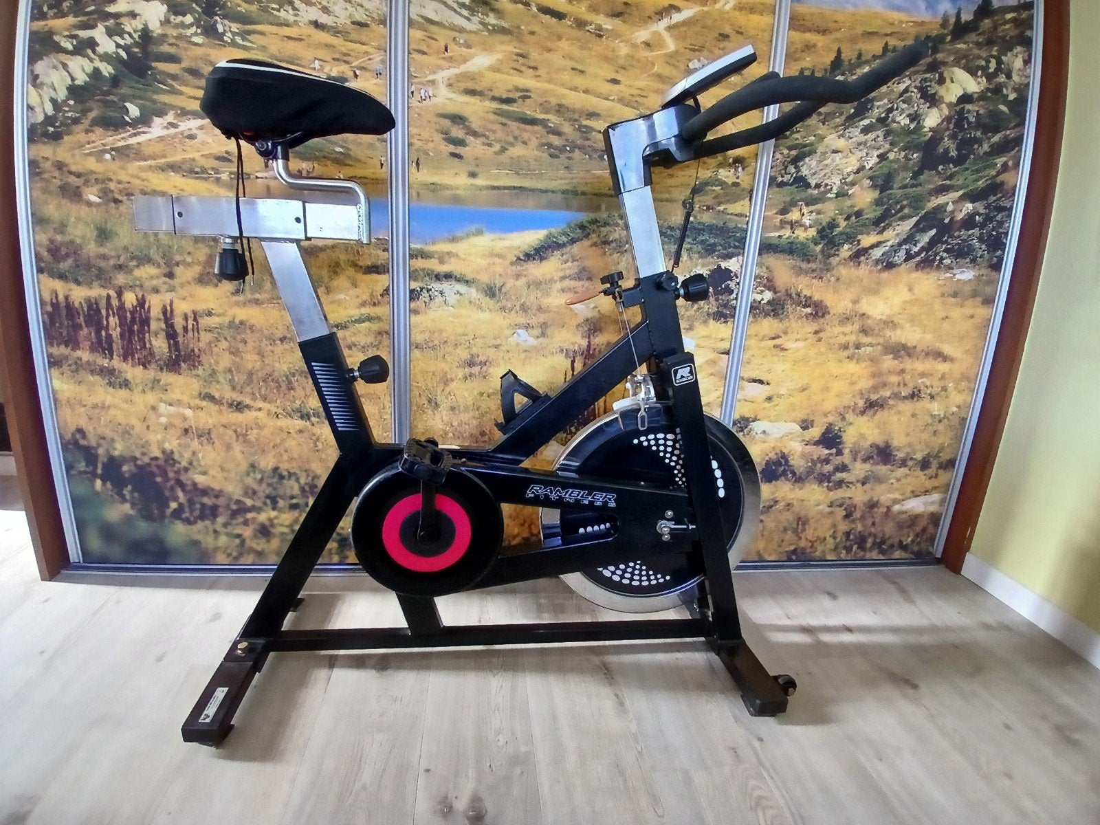 Rambler Fitness Spinningfiets - goed gebruikt, Ophalen, Gebruikt, Spinningfiets, Metaal