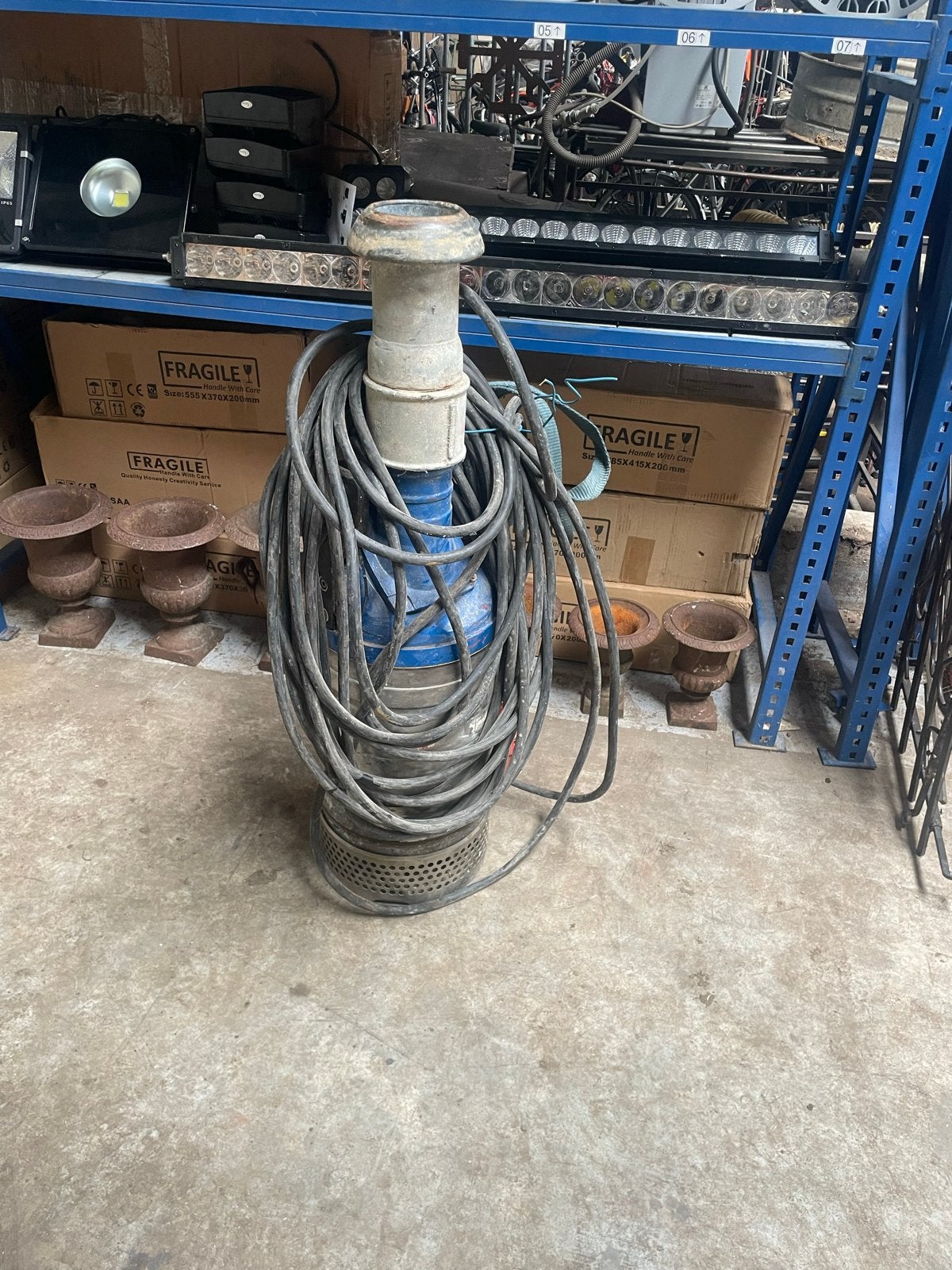 Robuuste grindex Dompelpomp met Lange Kabel, Tuin en Terras, Waterpompen, Ophalen, Gebruikt, Elektrisch, Dompelpomp