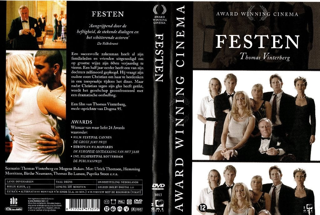 Festen, Cd's en Dvd's, Vanaf 12 jaar, Ophalen of Verzenden, Zo goed als nieuw, Komedie