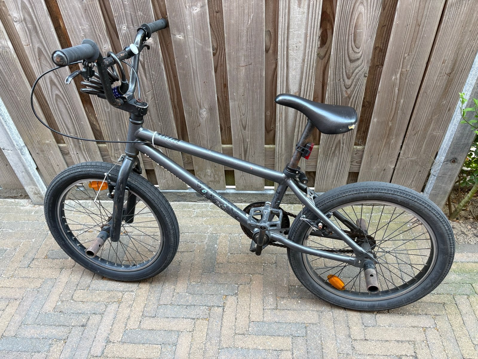 Gebruikte BMX 20 inch - rijdt nog prima, wel een opknapper, Ophalen, Staal, Velgrem, Voetsteunen