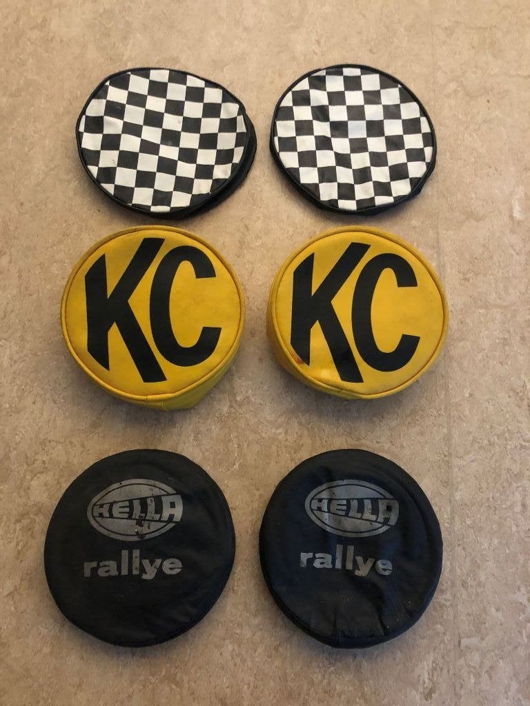 oldtimer verstraler covers KC / Hella / Rally – 14  16 18 cm, Auto-onderdelen, Verlichting, Oldtimer onderdelen, Gebruikt, Verzenden