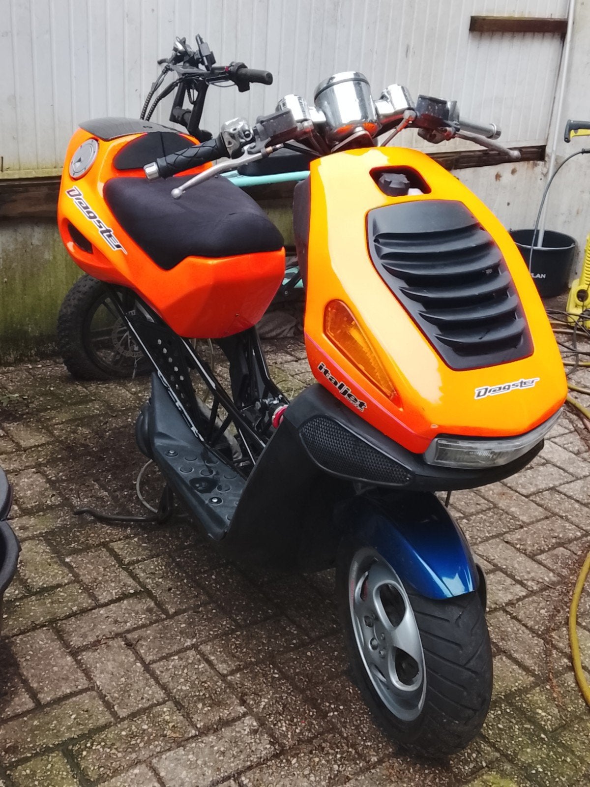 Italjet Dragster 180cc zonder motorblok met Duitse papieren, Fietsen en Brommers, Ophalen of Verzenden, Gebruikt, Blok, Overige merken