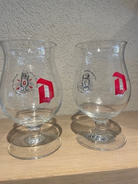 Duvel glazen  2 st nieuw, Verzamelen, Biermerken, Ophalen of Verzenden, Nieuw, Glas of Glazen, Duvel