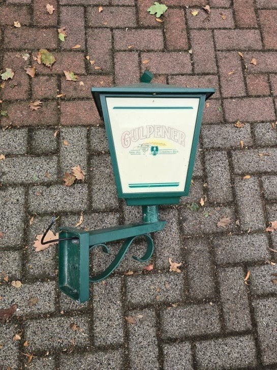 bierlamp gulpener bier te koop, Ophalen, Gebruikt