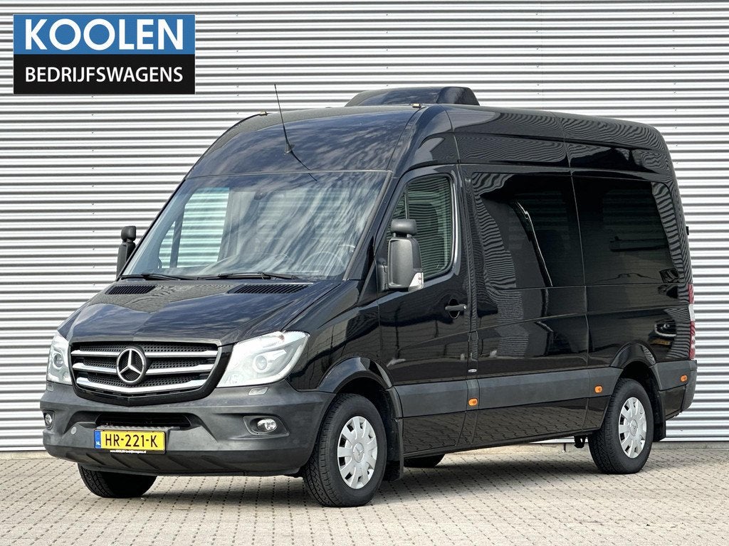 Mercedes-Benz Sprinter 213 2.2 BlueTEC Automaat personenbus, Auto's, Mercedes-Benz, Automaat, Gebruikt, 2489 kg, Zwart