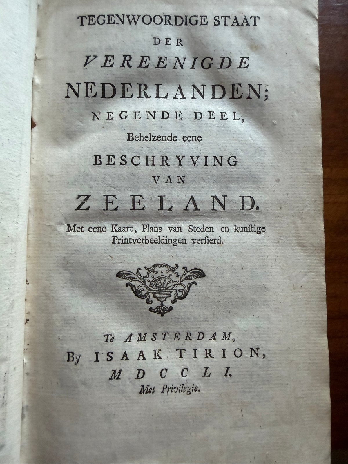 Twee antiquarische boeken "Tegenwoordige staat der Verenigde, Ophalen of Verzenden