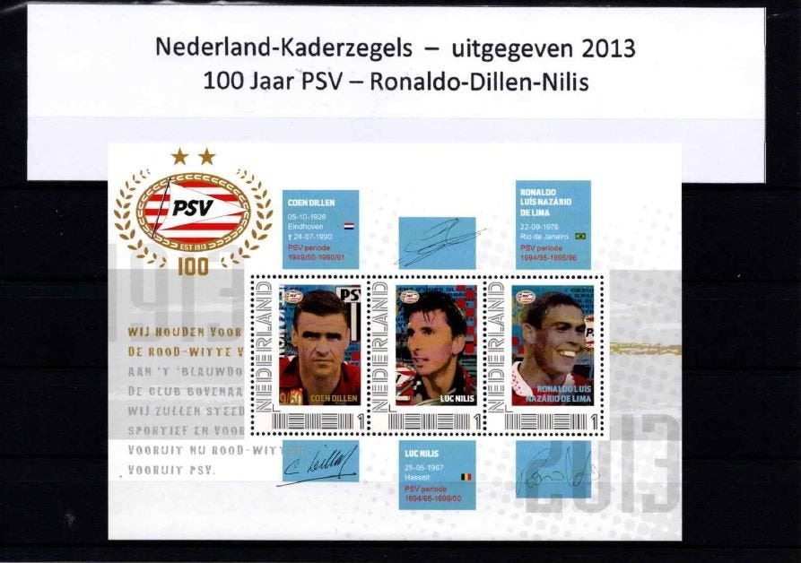 100 Jaar PSV 2013, Postzegels en Munten, Postzegels | Nederland, Verzenden, Na 1940, Postfris