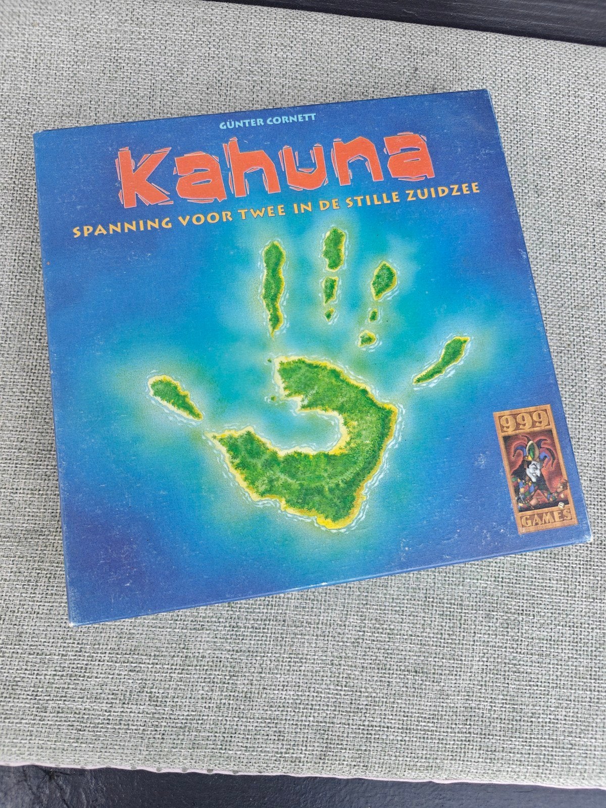 Kahuna bordspel - Spanning voor twee in de Stille Zuidzee, Een of twee spelers, Ophalen of Verzenden, Zo goed als nieuw, 999 Games