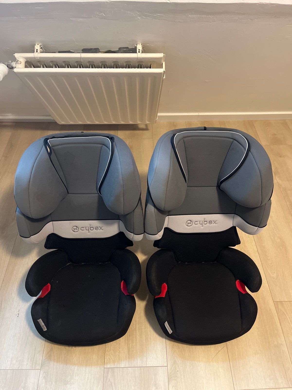 Cybex Solution X-Fix autostoel (2 stuks), Autogordel of Isofix, Gebruikt, 15 t/m 36 kg, Verstelbare rugleuning