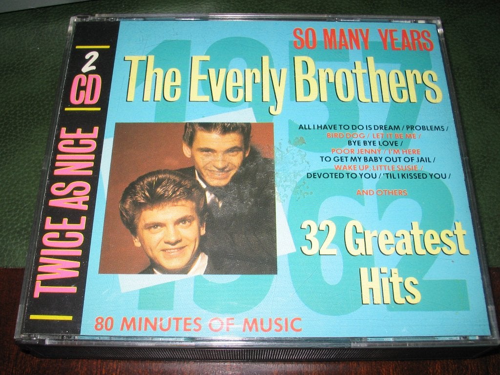The Everly Brothers – 32 Greatest Hits – Twice as Nice -, Ophalen of Verzenden