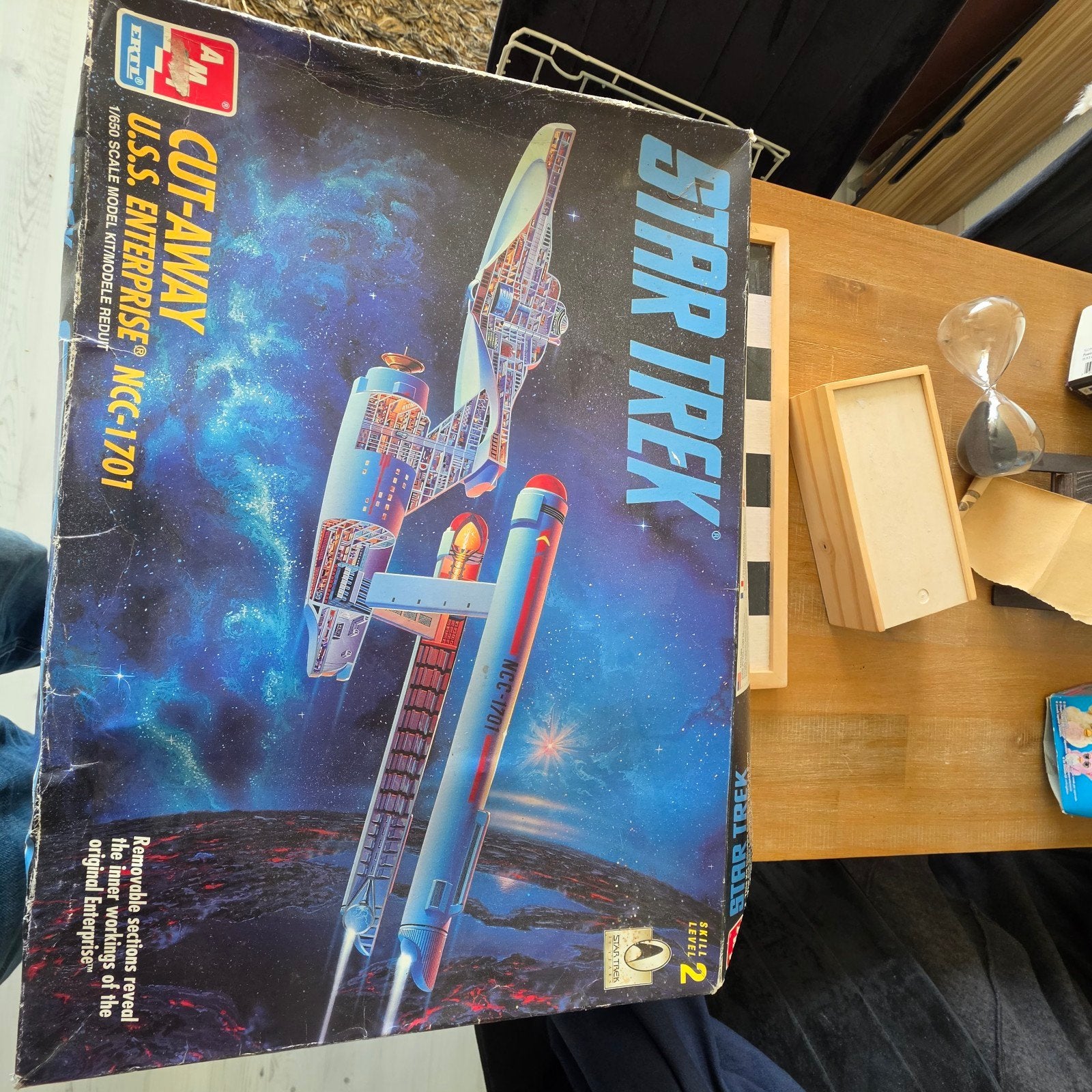 Star Trek U.S.S. Enterprise NCC-1701 Modelbouwkit, Ophalen of Verzenden, Gebruikt, 1:50 tot 1:200, Overige merken