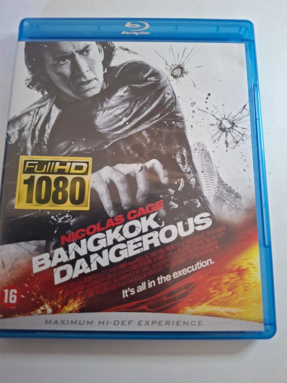Bangkok Dangerous Blu-ray - Nicolas Cage Actiethriller, Cd's en Dvd's, Vanaf 16 jaar, Ophalen of Verzenden, Gebruikt, Actiethriller